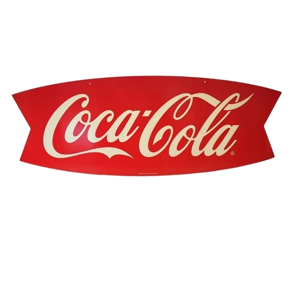 2009 Coca-Cola wall tin 26"x10" new